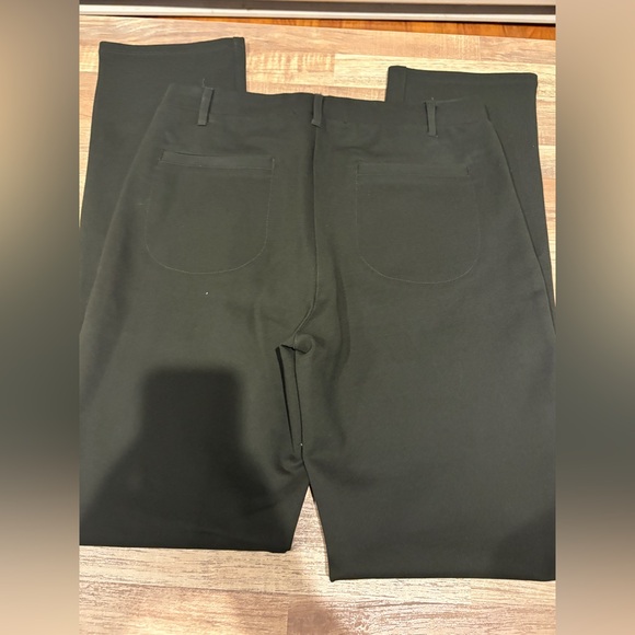 EUC Quince Olive Ultra Stretch Ponte Straight Leg 4-Pocket Pants - Picture 14 of 16